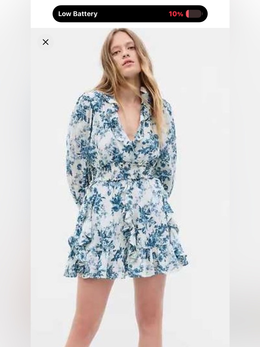 LoveShackFancy  x Gap Floral Mini Dress NWT - Picture 3 of 6